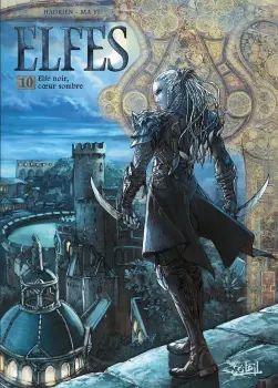 Miniature Elfe noir, coeur sombre