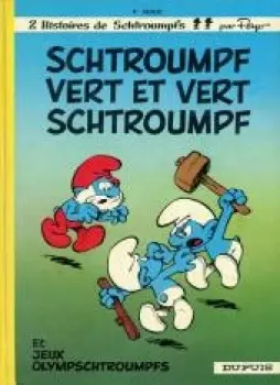 Miniature Schtroumpf vert et vert schtroumpf