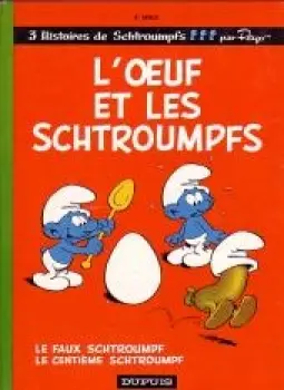 Miniature L'Oeuf et les Schtroumpfs
